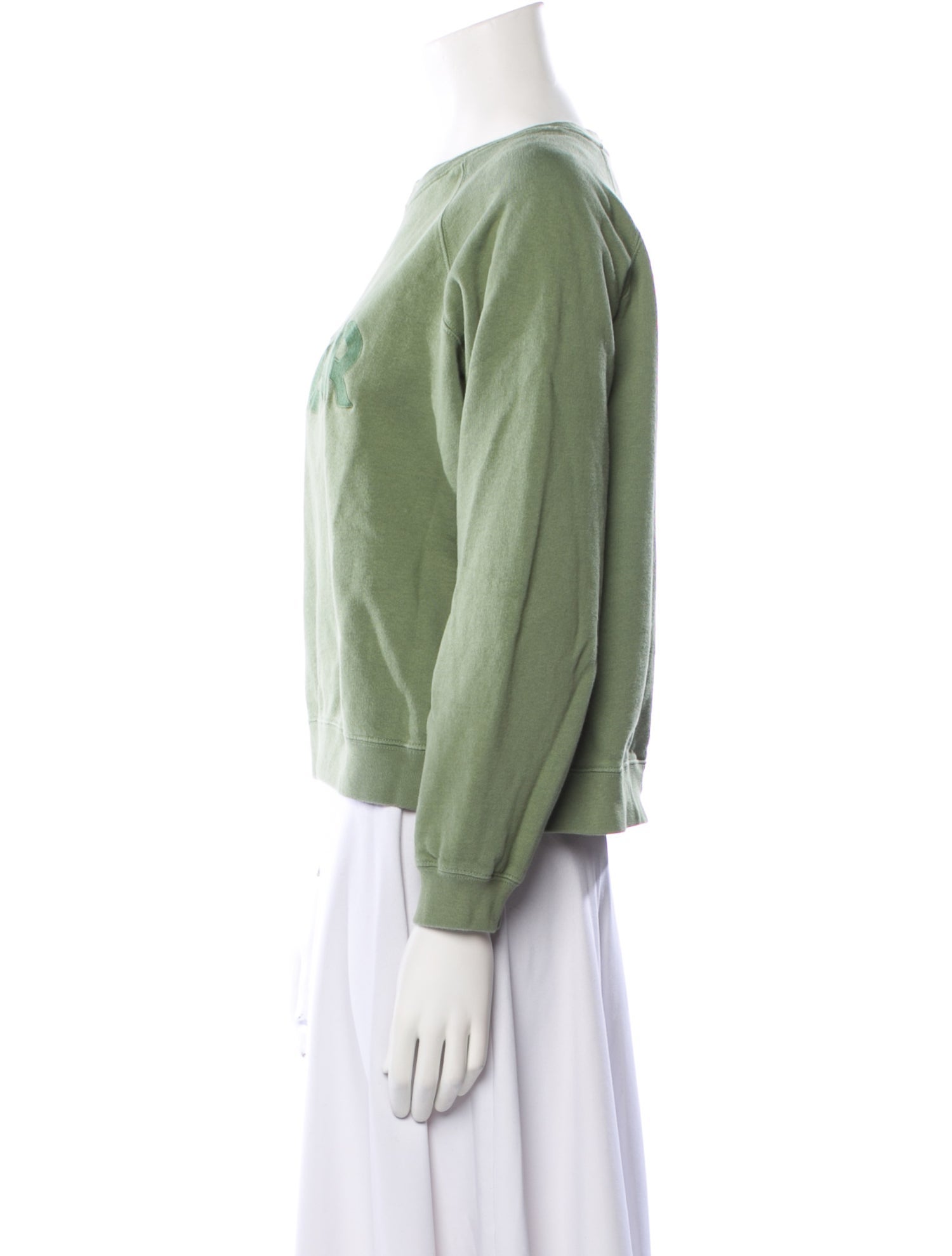 Sézane Graphic Print Bateau Neckline Sweatshirt