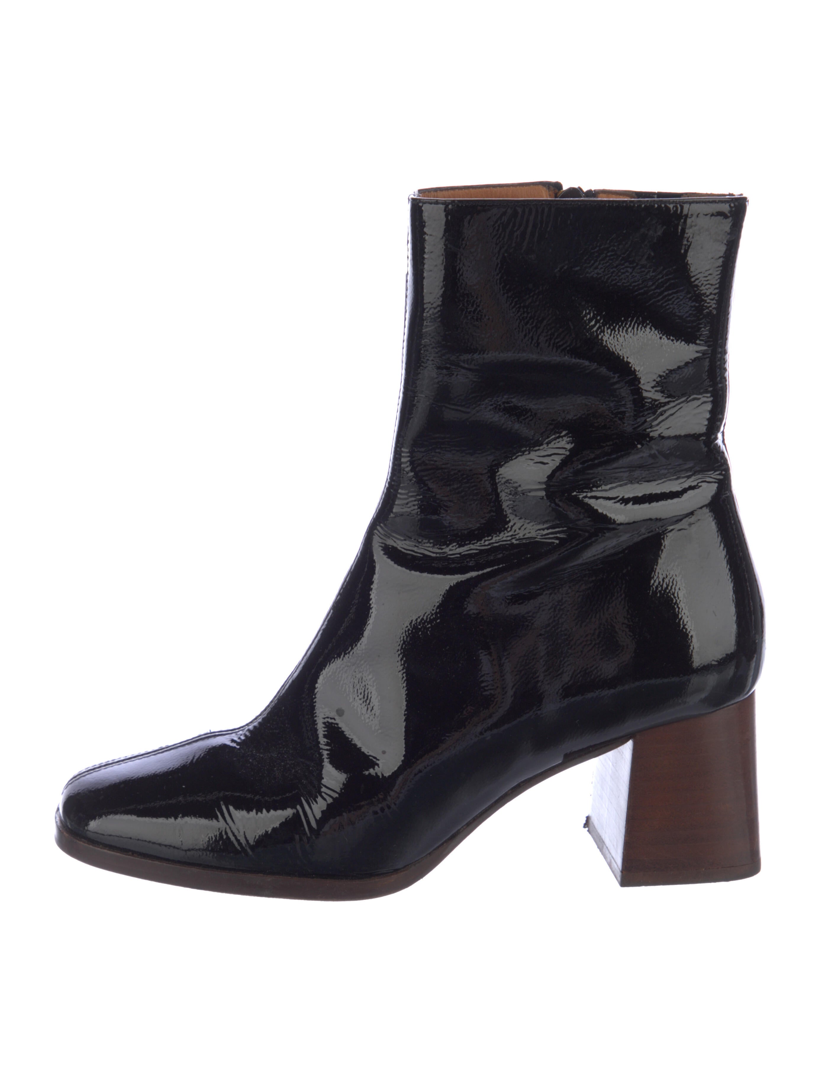 Sézane Patent Leather Boots