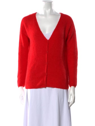 Sézane Mohair V-Neck Sweater