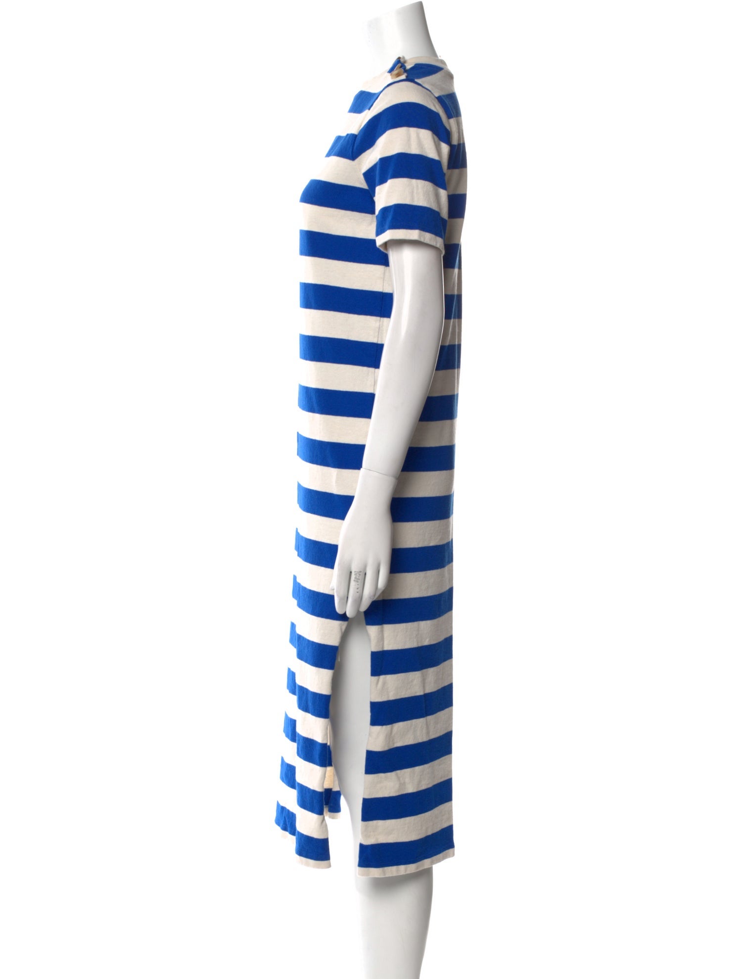 Sézane Striped Midi Length Dress