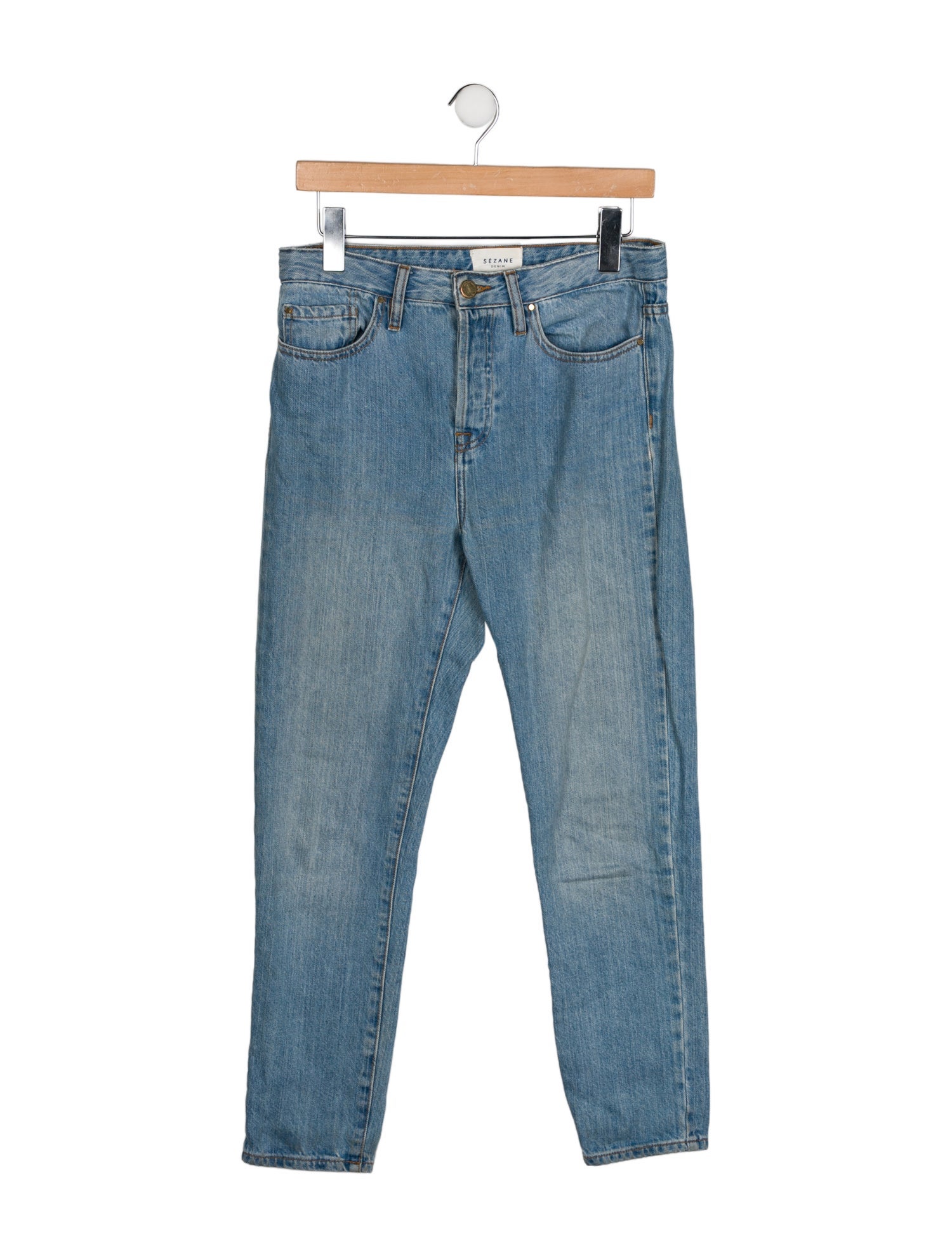 Sézane High-Rise Skinny Leg Jeans