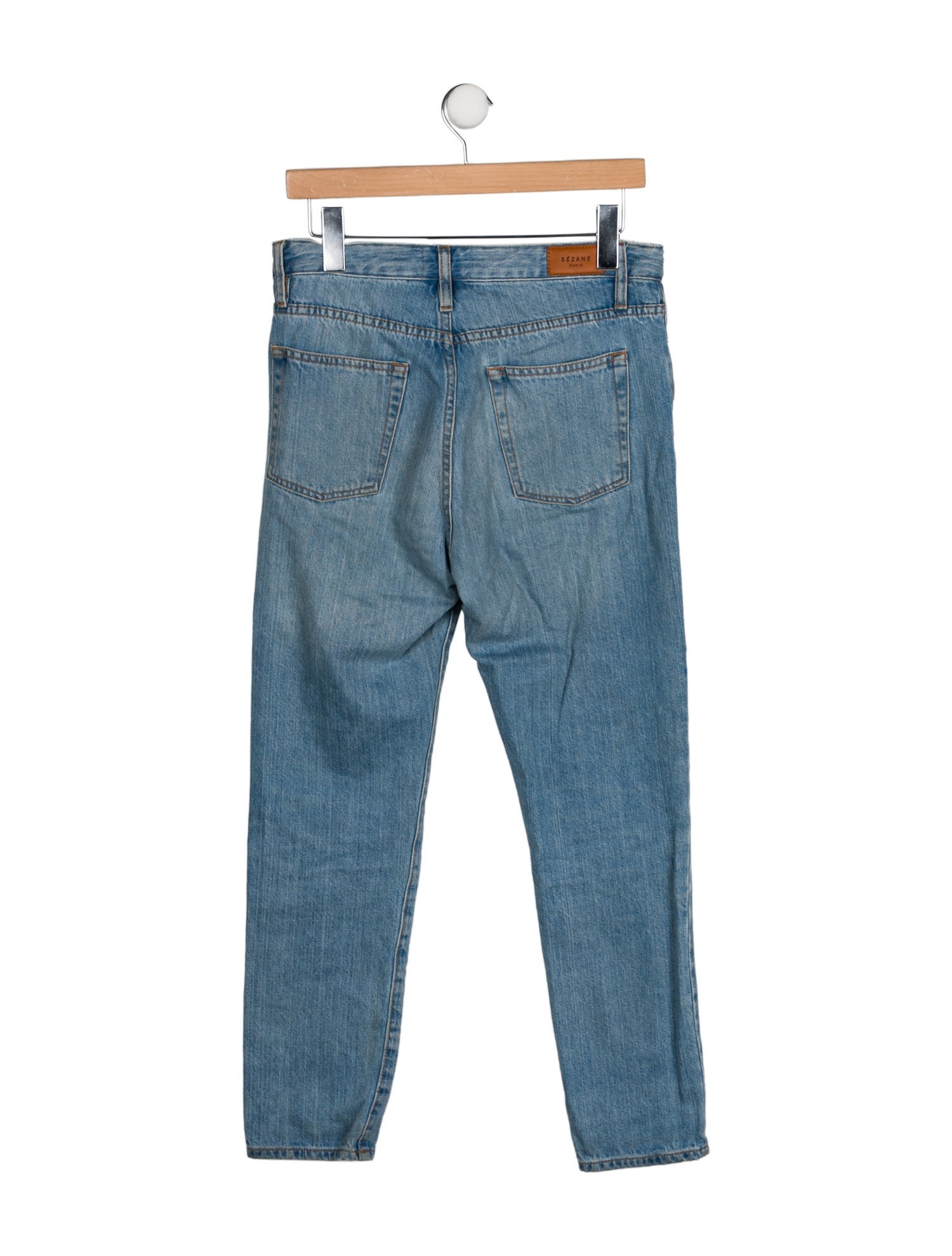 Sézane High-Rise Skinny Leg Jeans