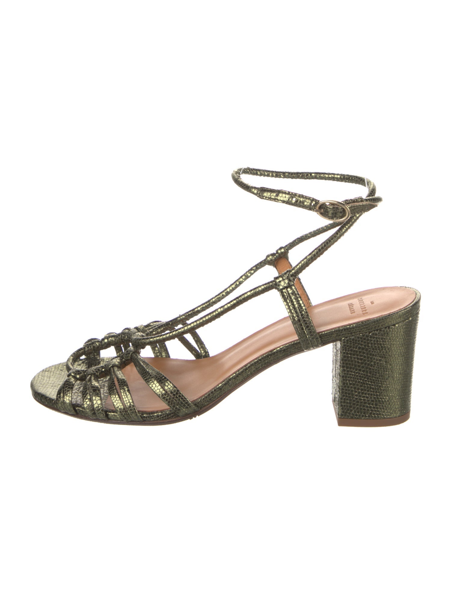 Sézane Leather Slingback Sandals