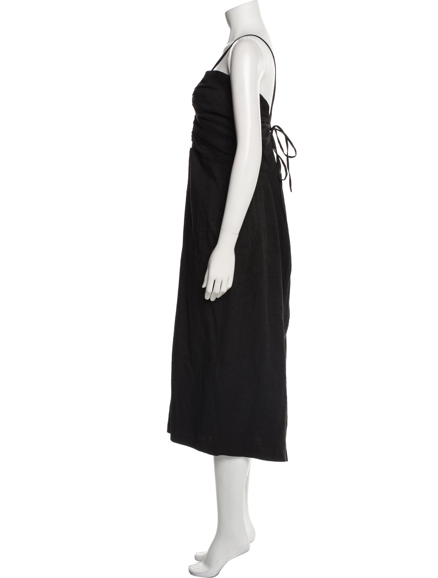 Sézane Linen Knee-Length Dress
