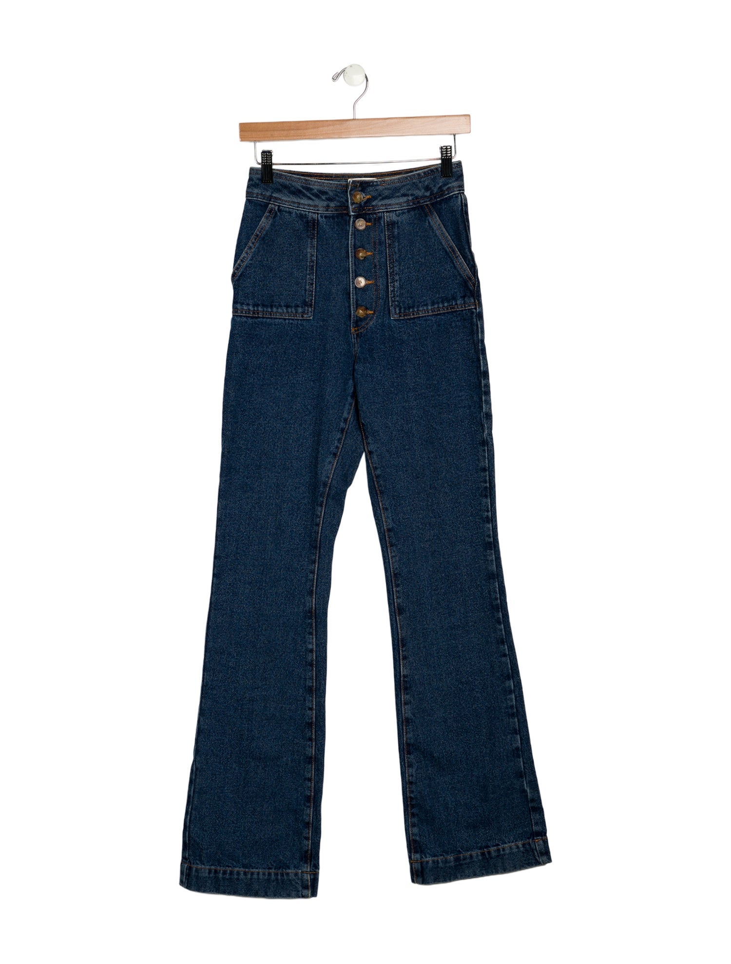 Sézane High-Rise Wide Leg Jeans