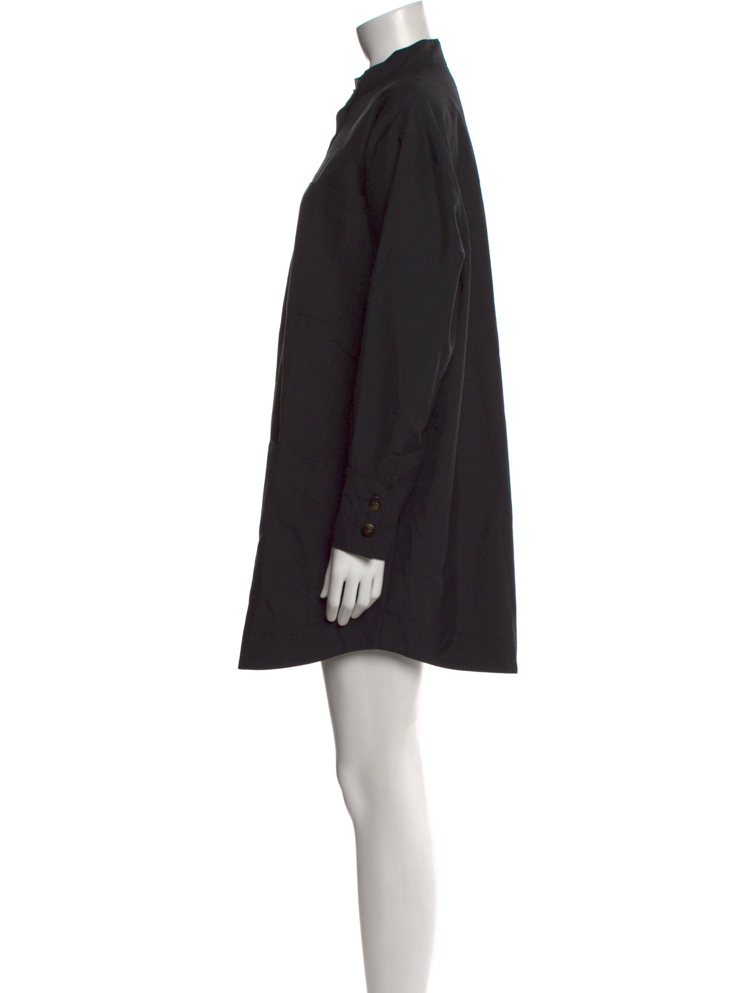 Sézane Mock Neck Mini Dress