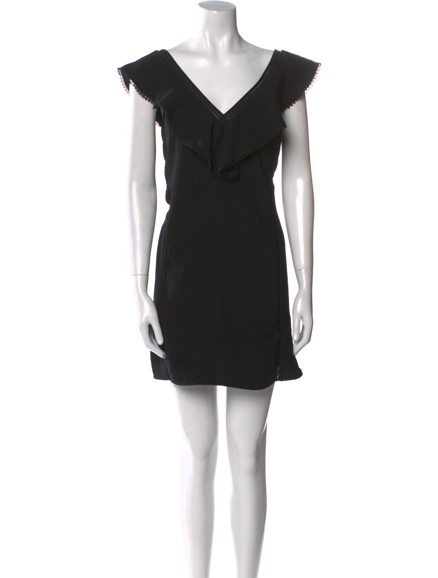 Sézane V-Neck Mini Dress