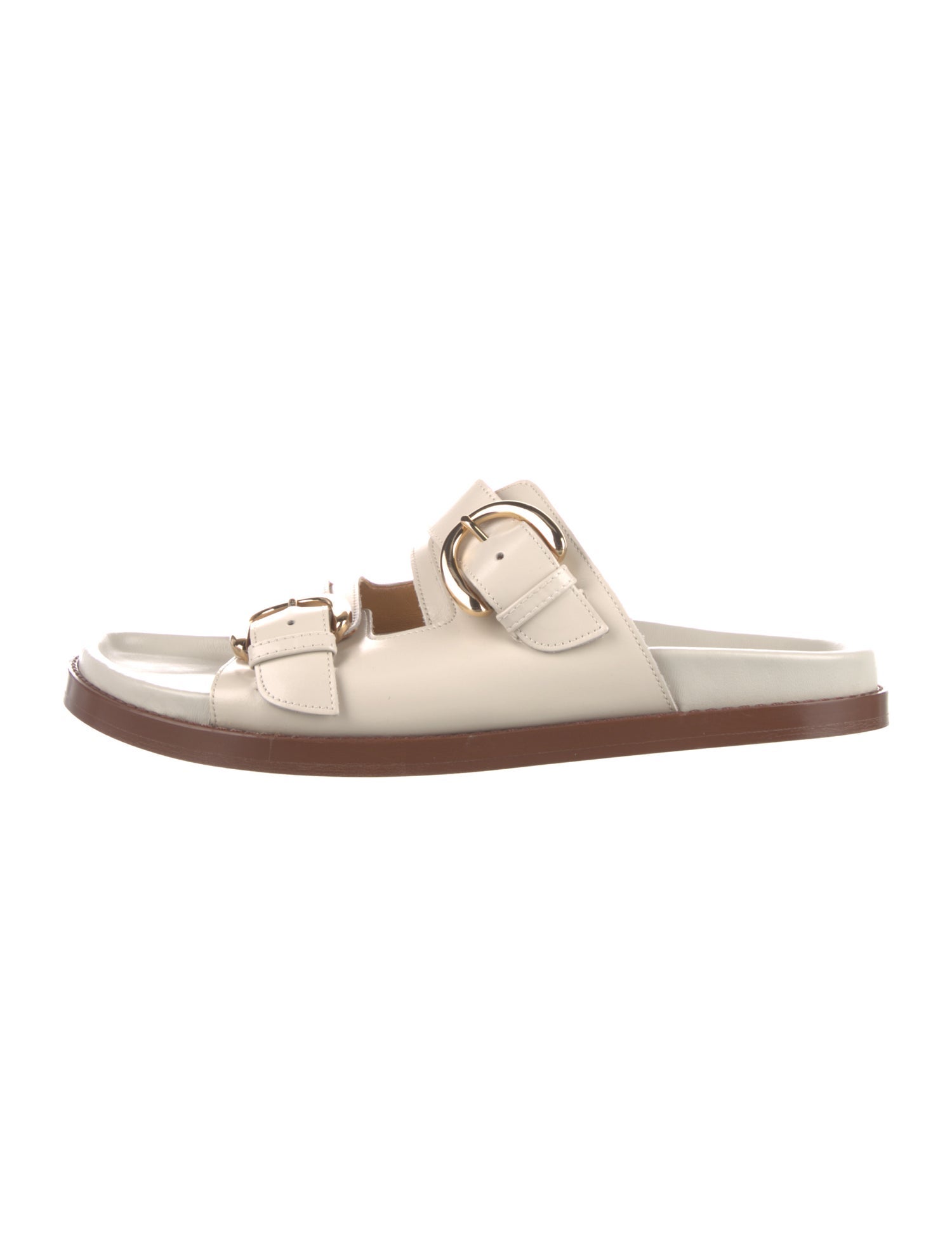 Sézane Leather Slingback Sandals