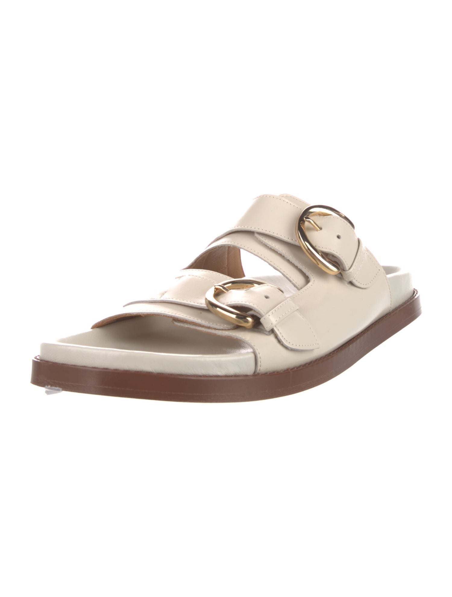Sézane Leather Slingback Sandals