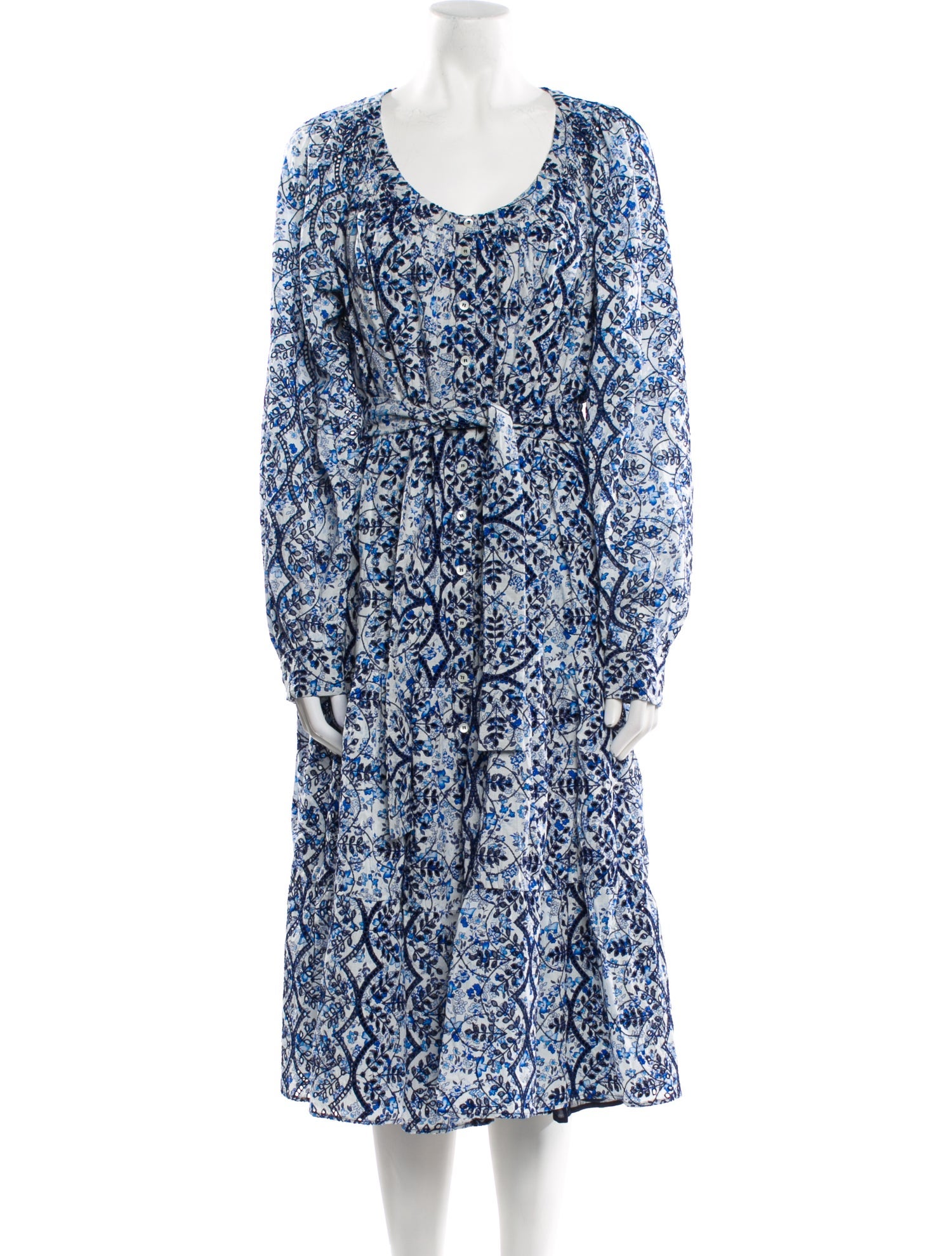 Sézane Floral Print Midi Length Dress w/ Tags