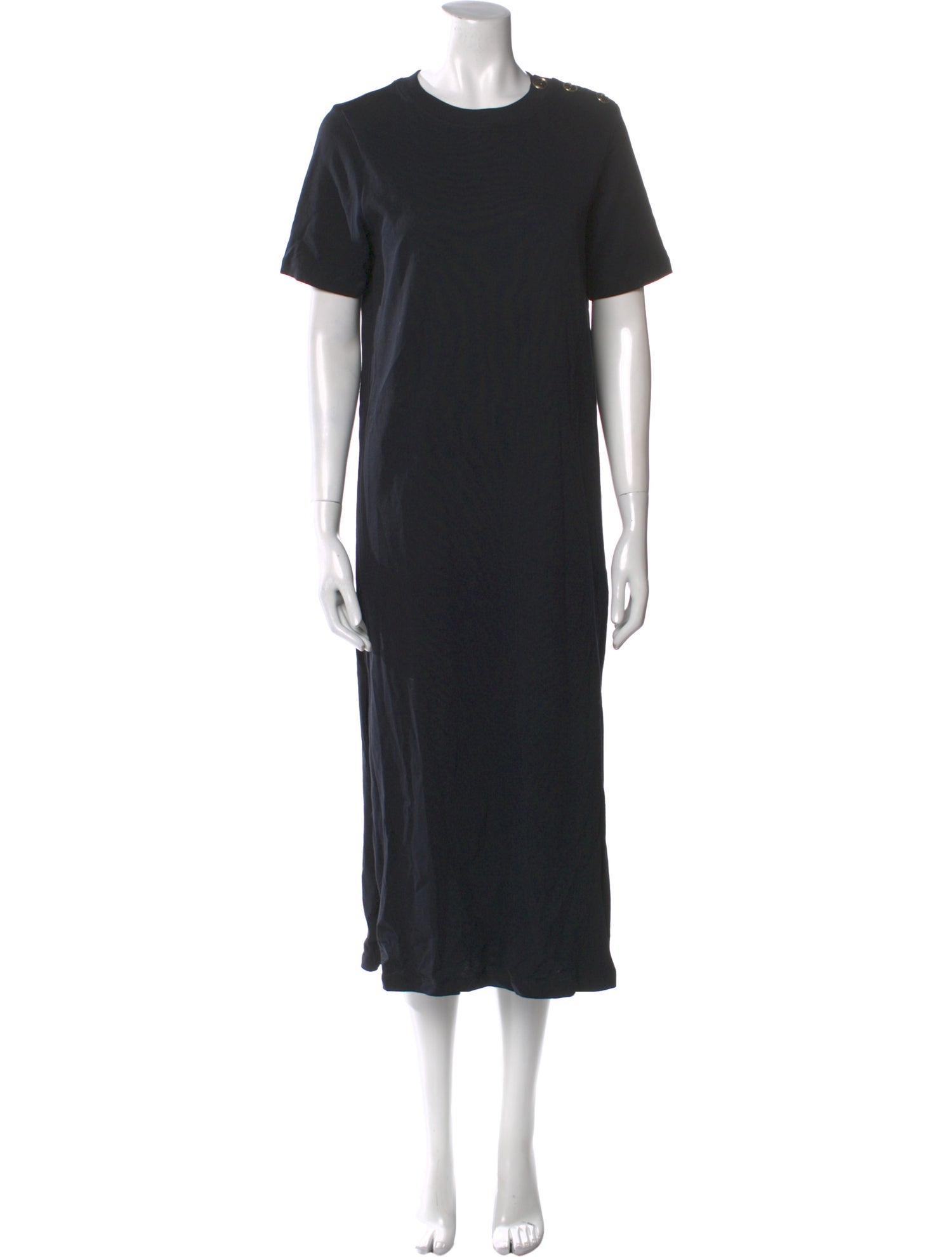 Sézane Crew Neck Midi Length Dress