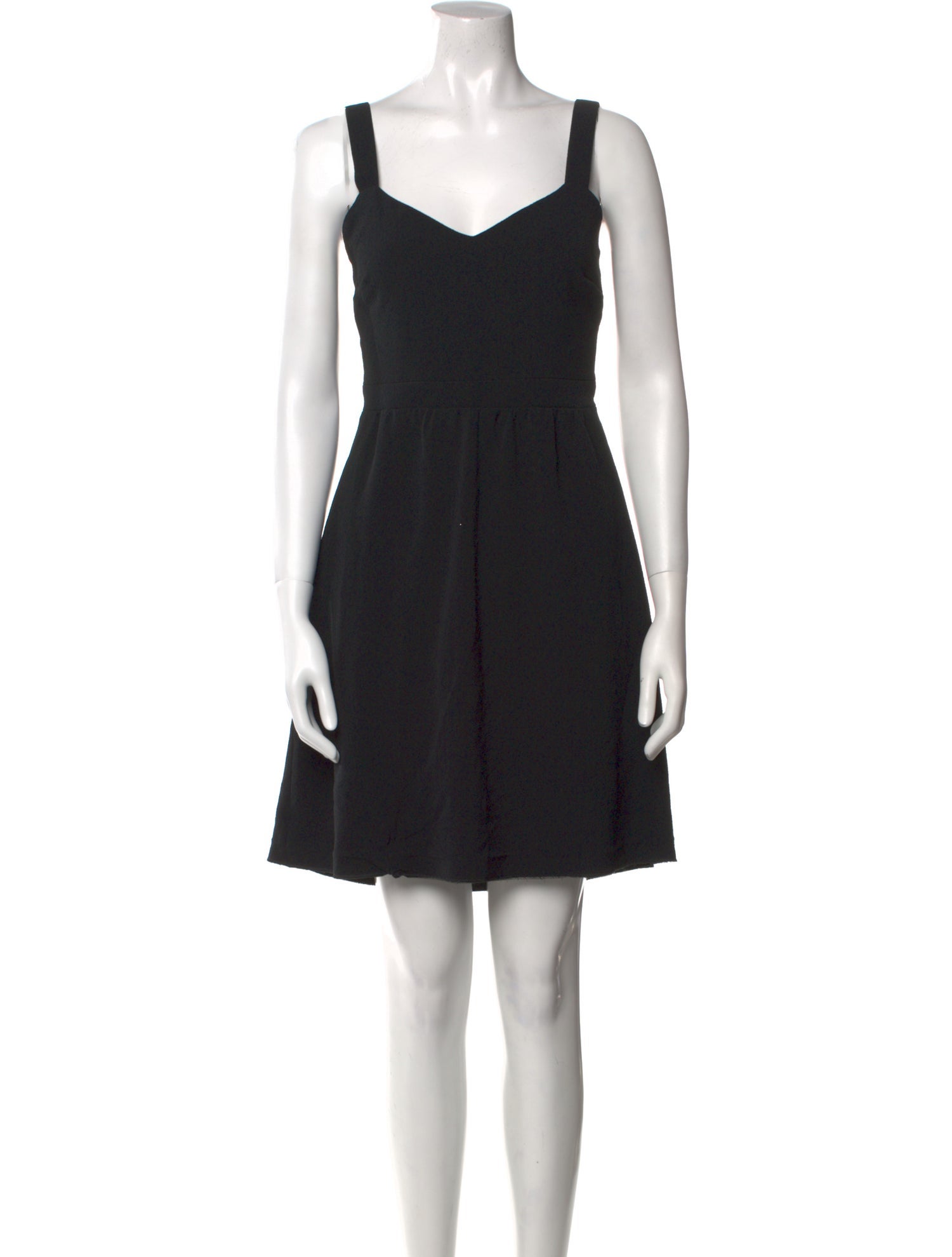 Sézane Square Neckline Knee-Length Dress