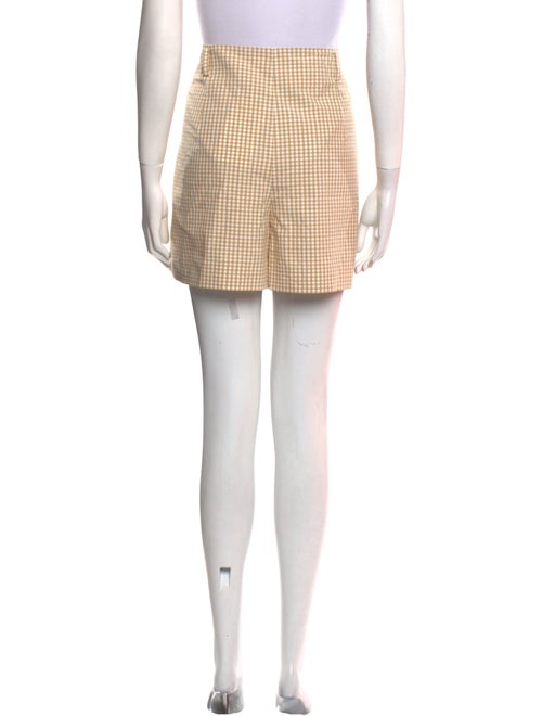 Sézane Plaid Print Mini Shorts