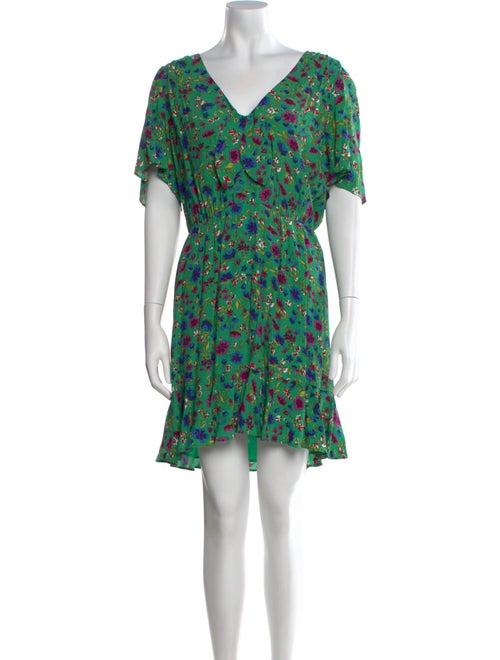 Sézane Floral Print Mini Dress