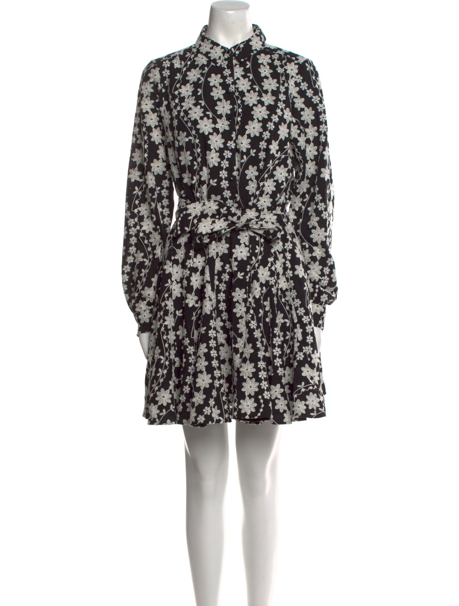 Sézane Floral Print Mini Dress