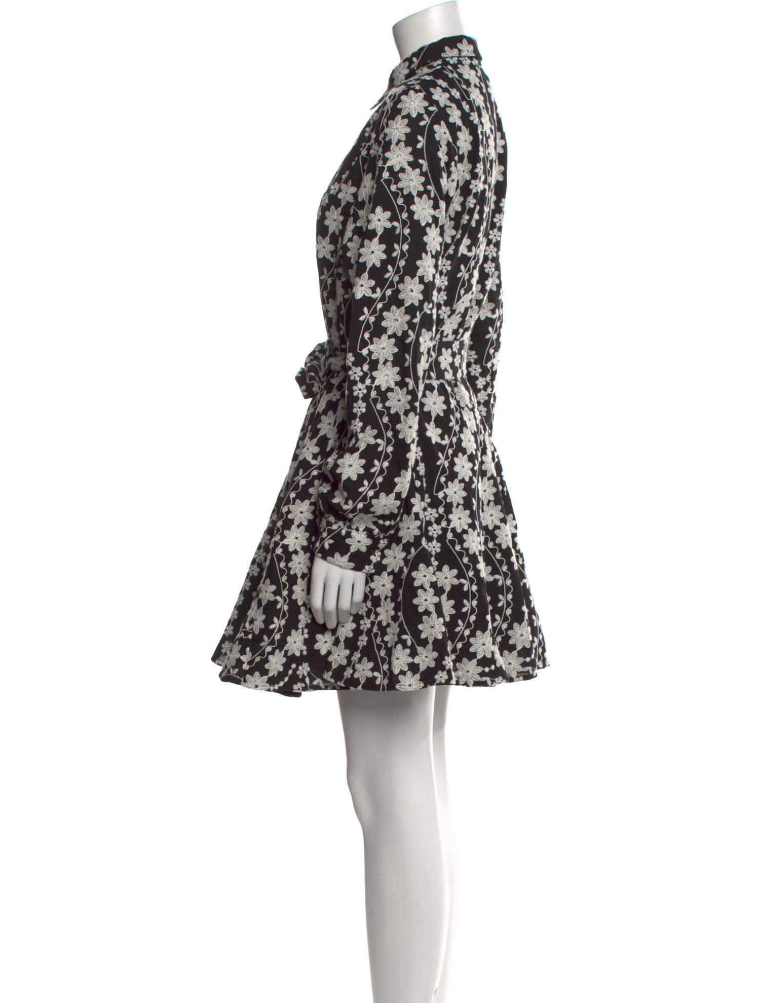 Sézane Floral Print Mini Dress