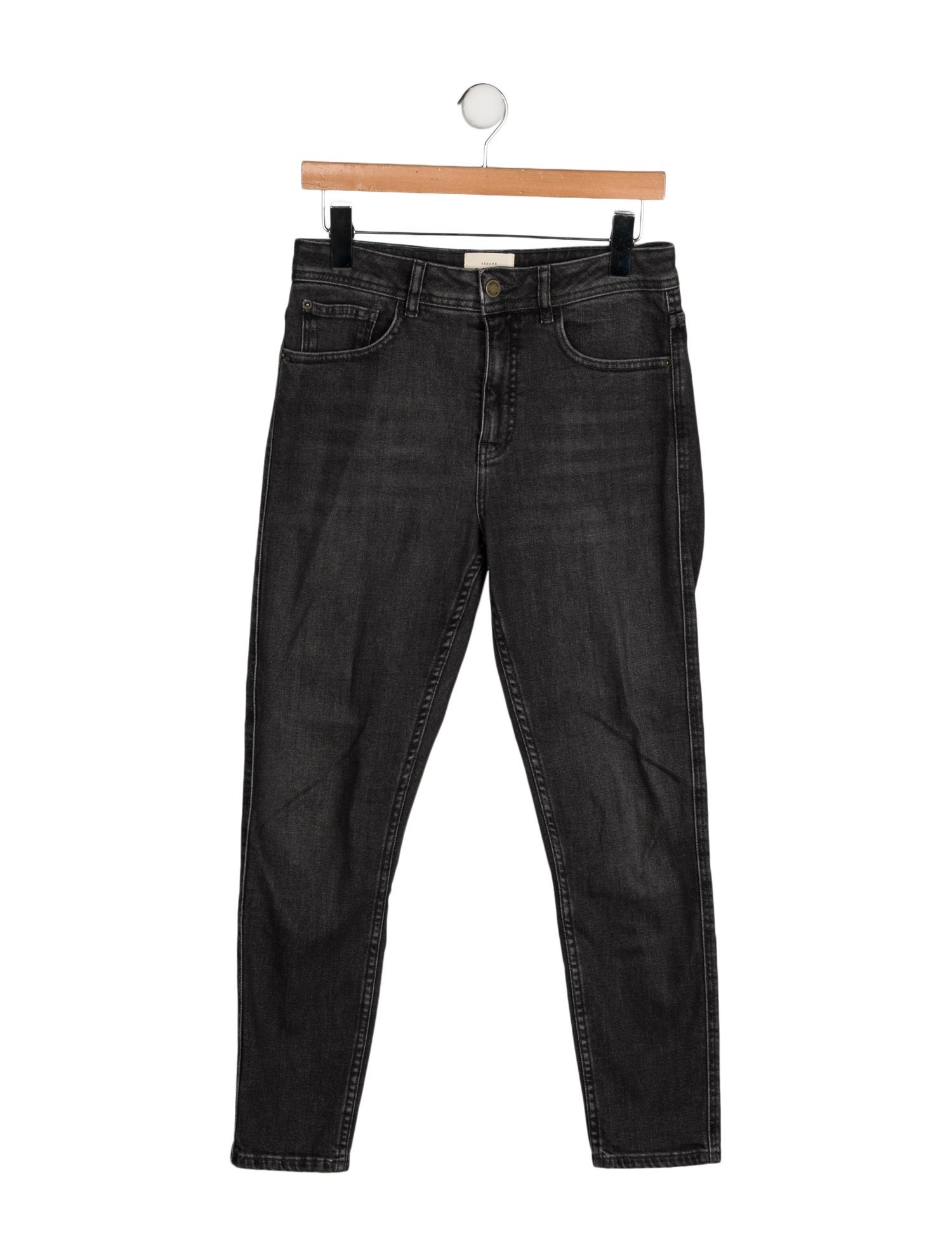 Sézane Low-Rise Skinny Leg Jeans