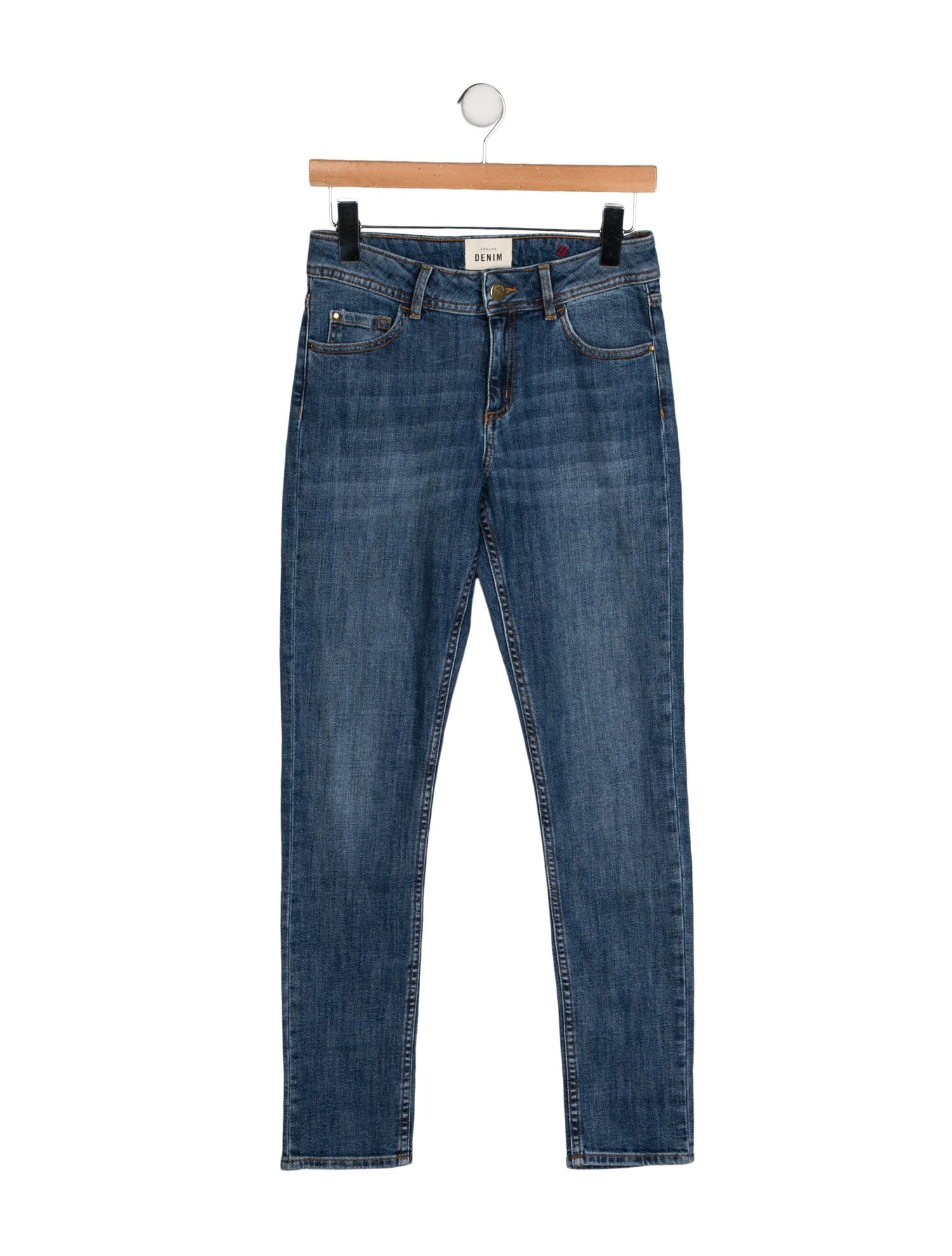 Sézane Low-Rise Skinny Leg Jeans