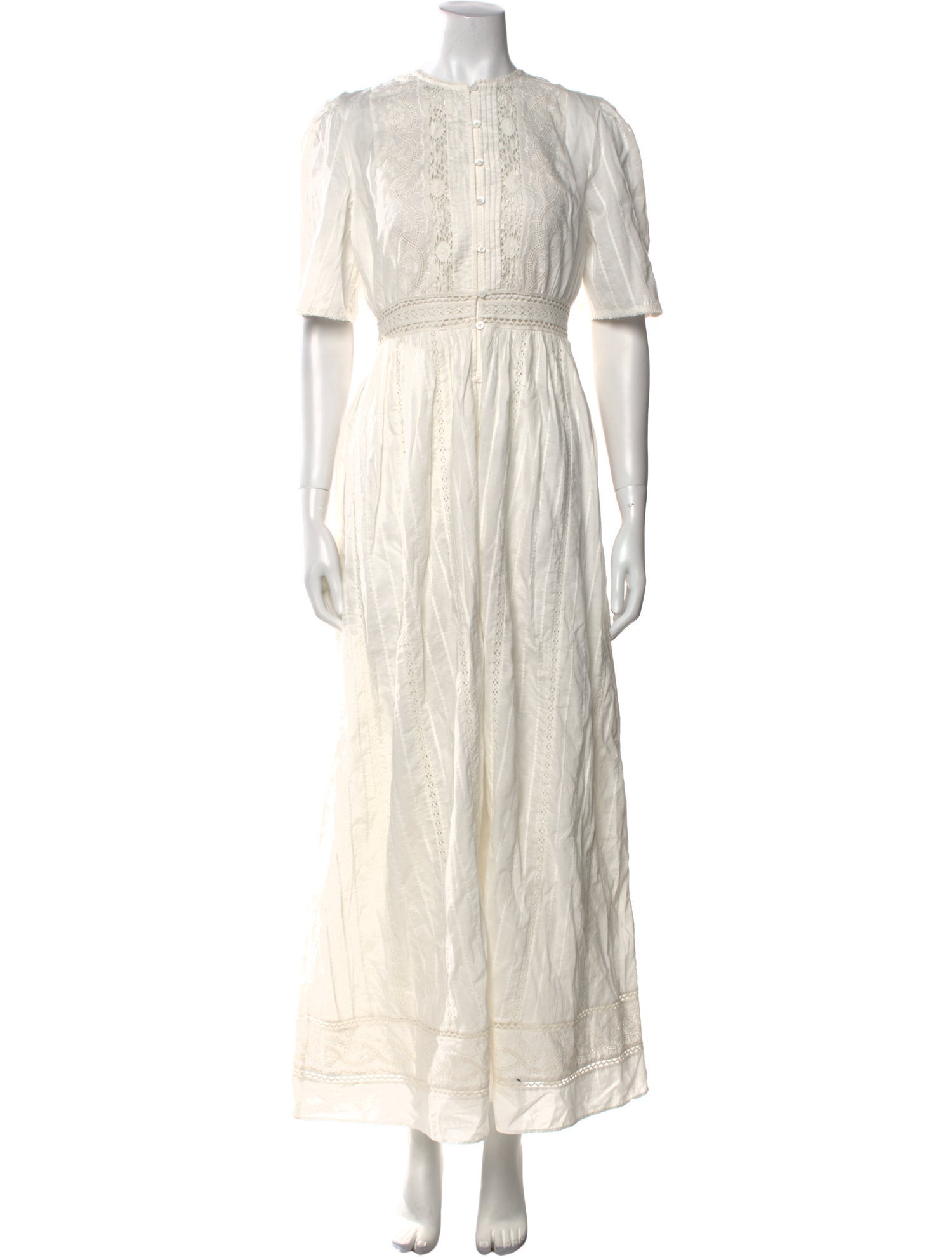 Sézane Crew Neck Long Dress