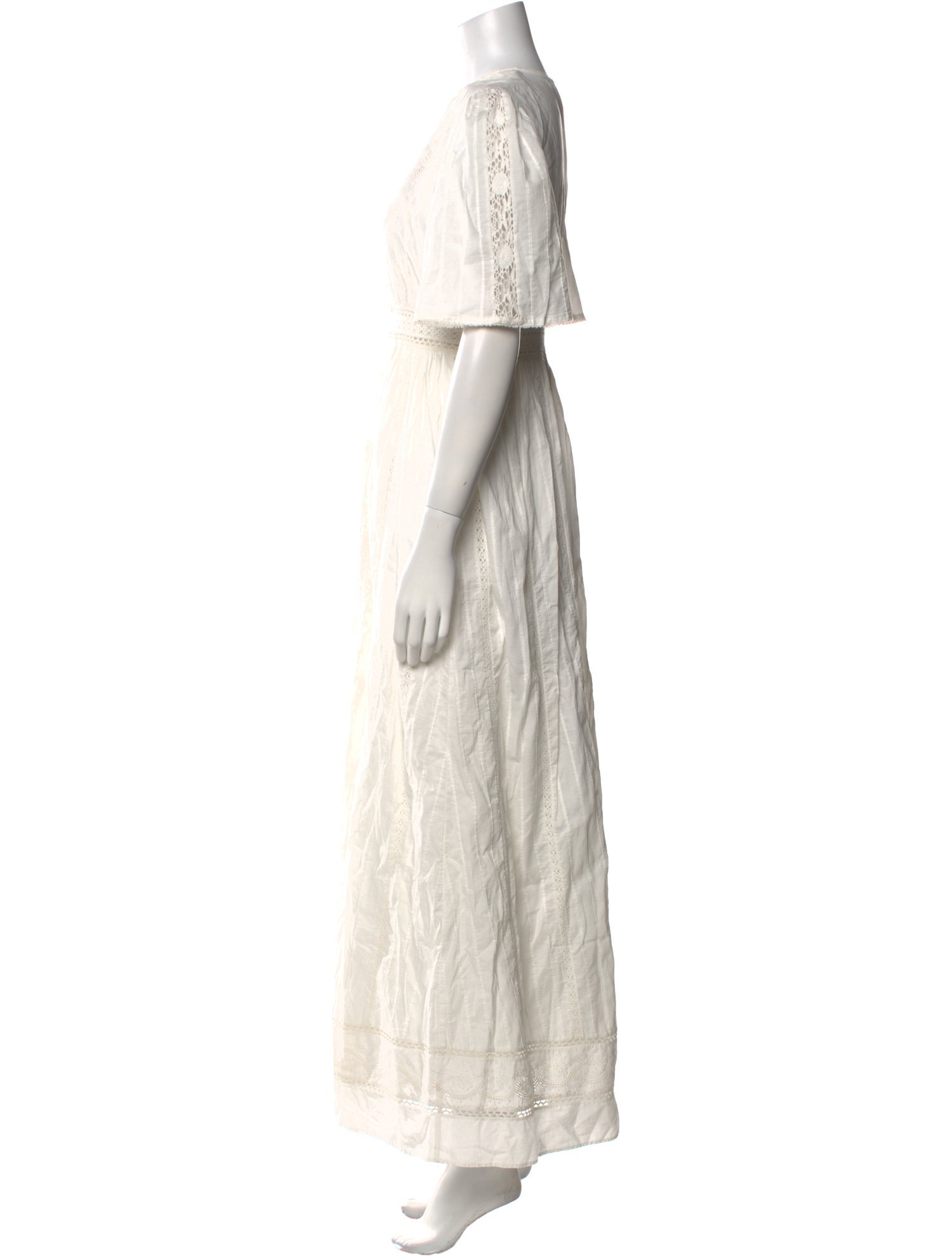 Sézane Crew Neck Long Dress