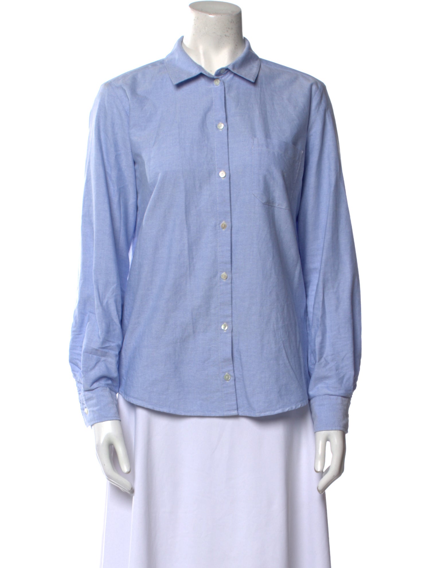 Sézane Long Sleeve Button-Up Top
