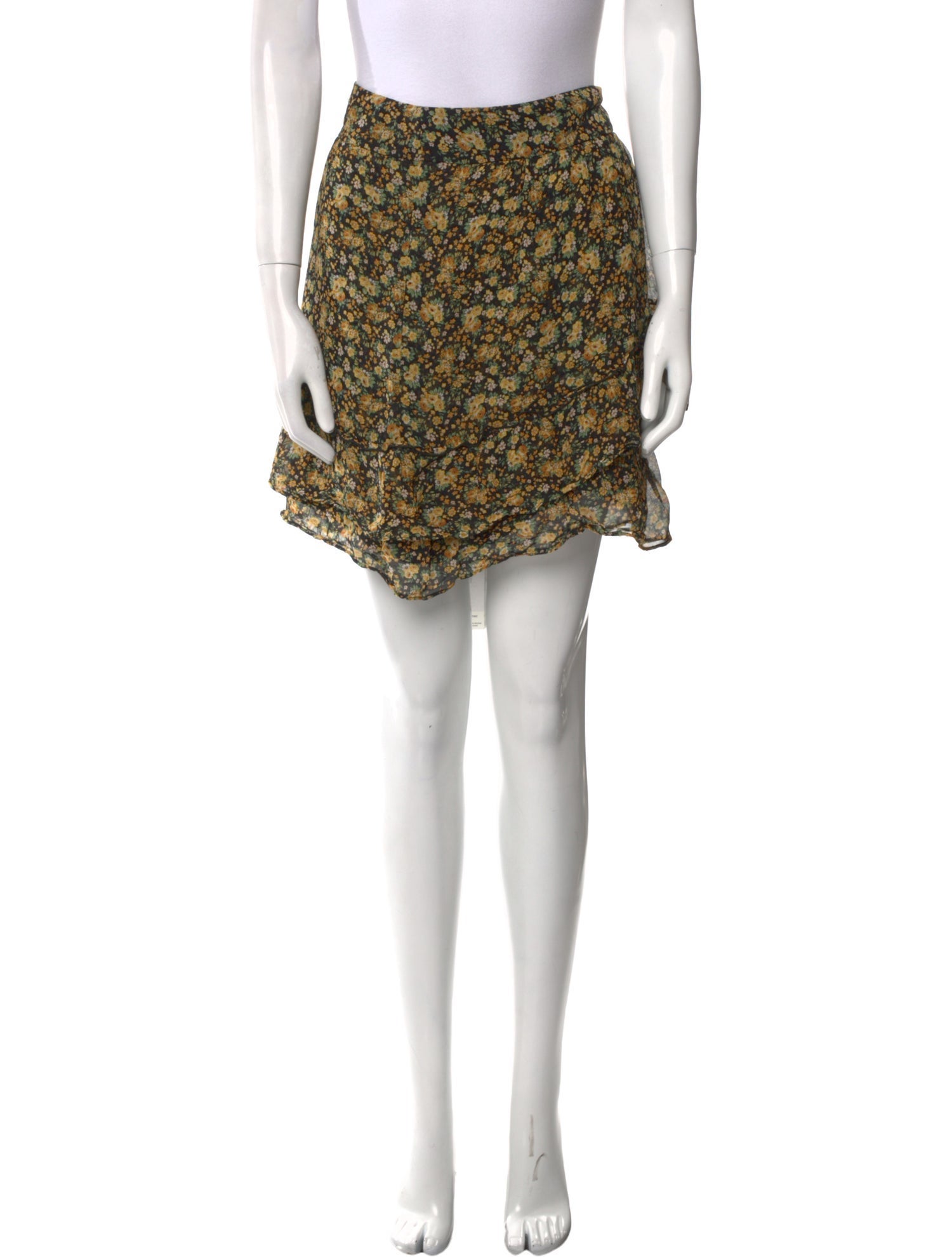 Sézane Floral Print Mini Skirt