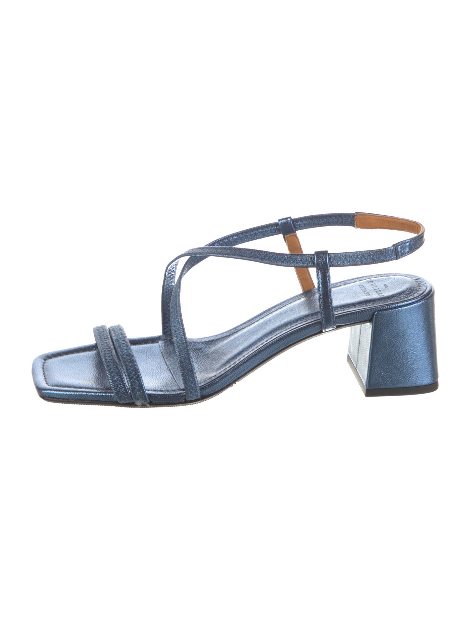 Sézane Leather Slingback Sandals