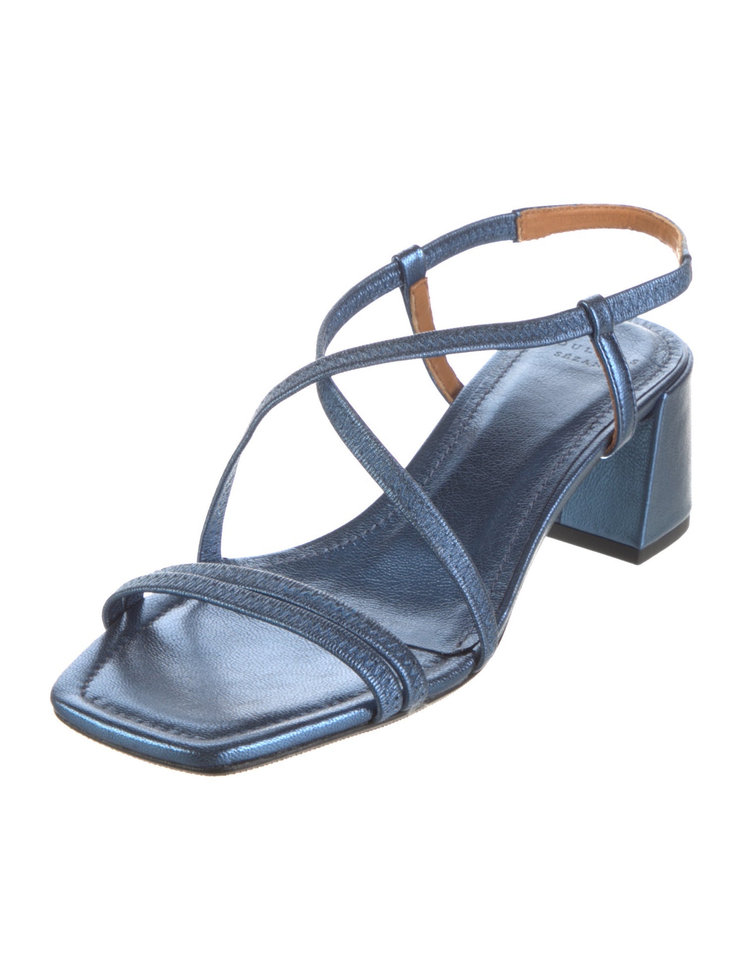 Sézane Leather Slingback Sandals