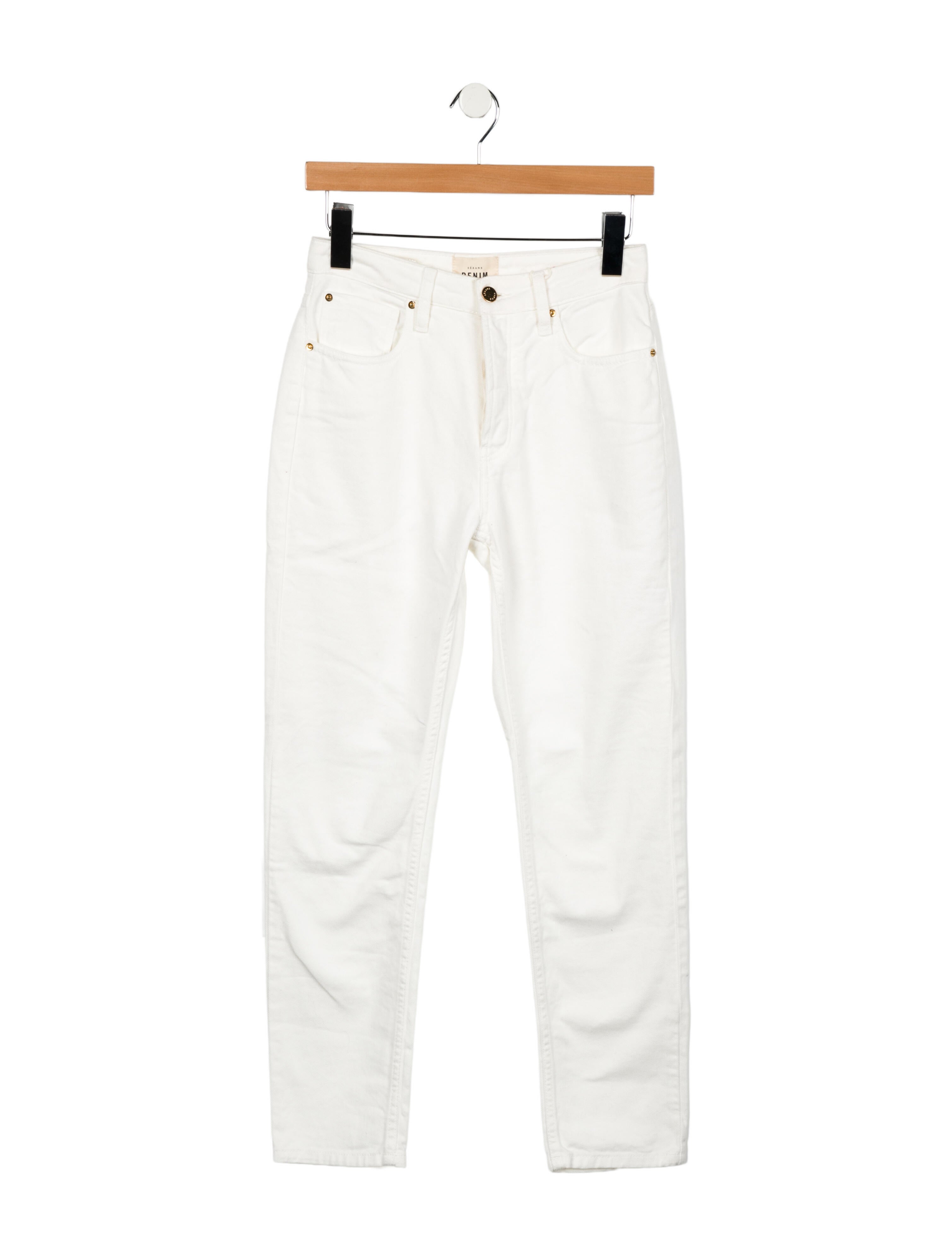 Sézane High-Rise Straight Leg Jeans