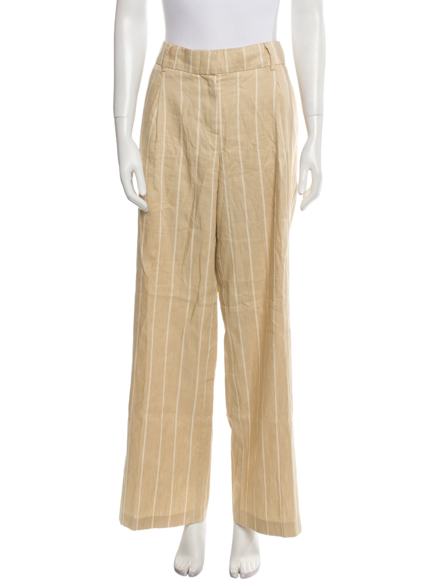 Sézane Linen Wide Leg Pants