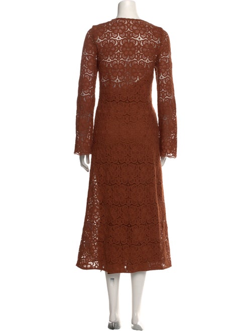 Sézane V-Neck Long Dress