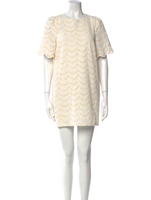 Sézane Crew Neck Mini Dress