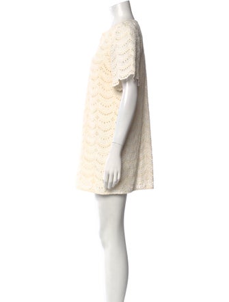 Sézane Crew Neck Mini Dress