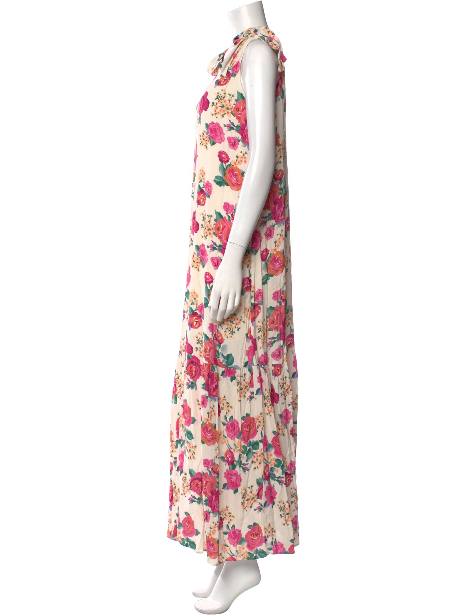 Sézane Floral Print Long Dress