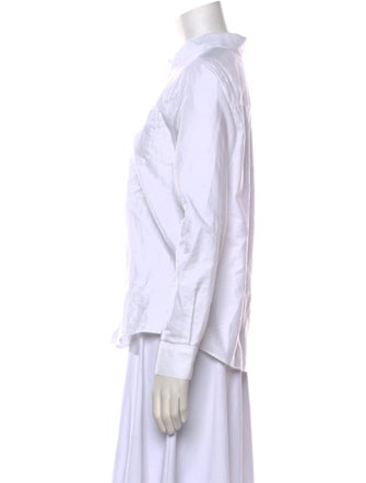 Sézane Long Sleeve Button-Up Top