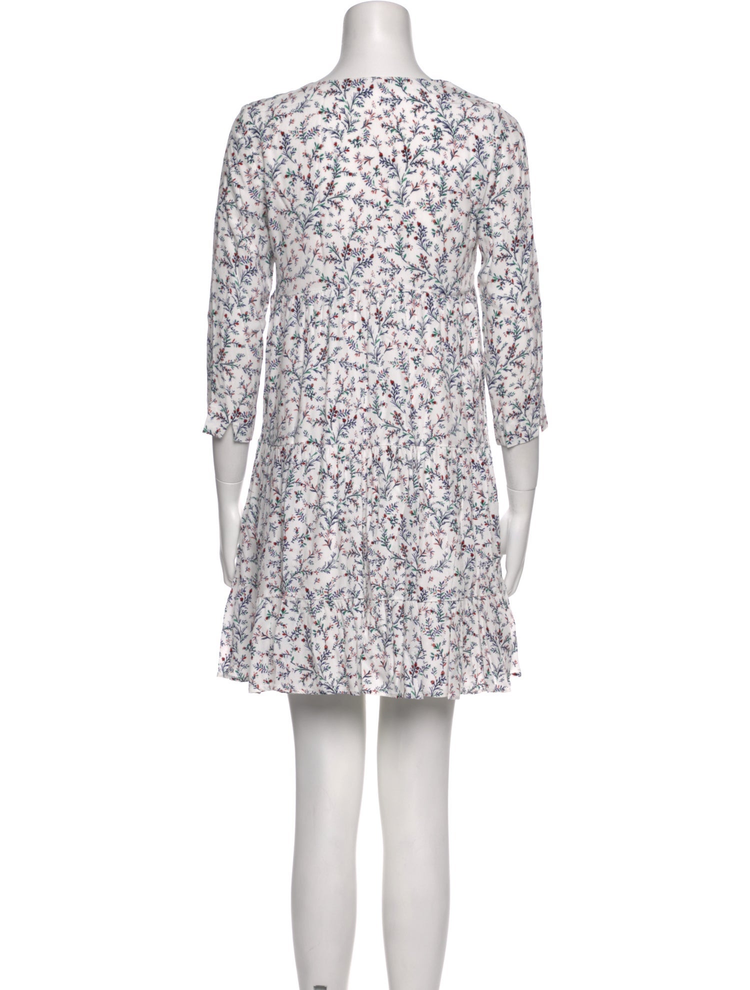 Sézane Floral Print Mini Dress