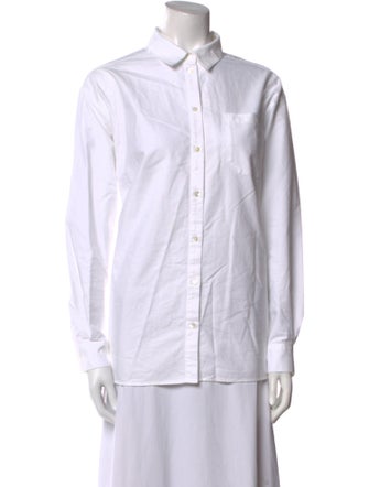 Sézane Long Sleeve Button-Up Top