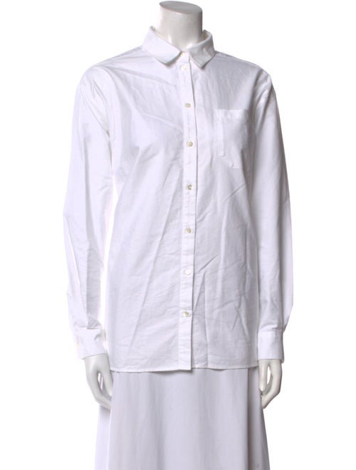 Sézane Long Sleeve Button-Up Top