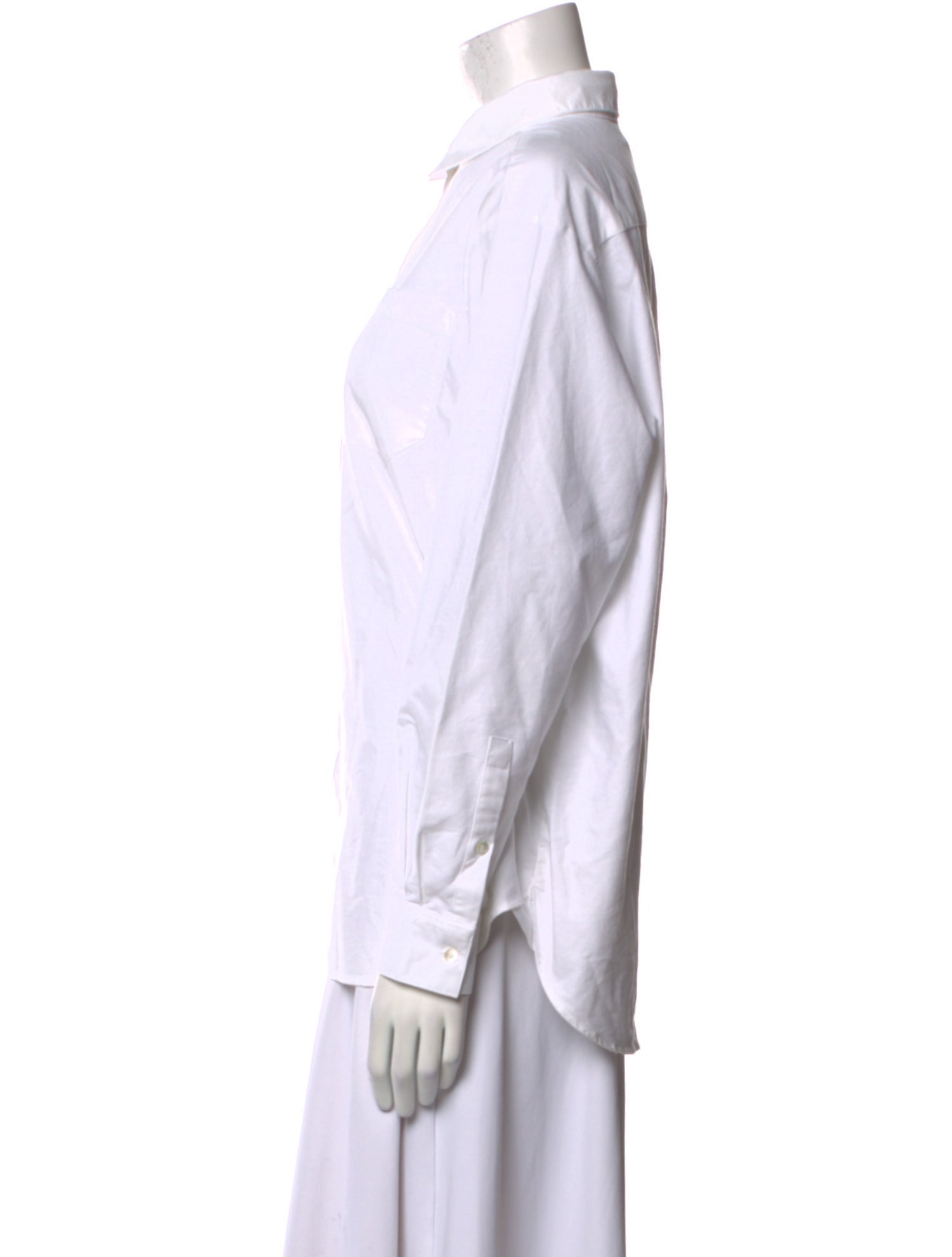 Sézane Long Sleeve Button-Up Top