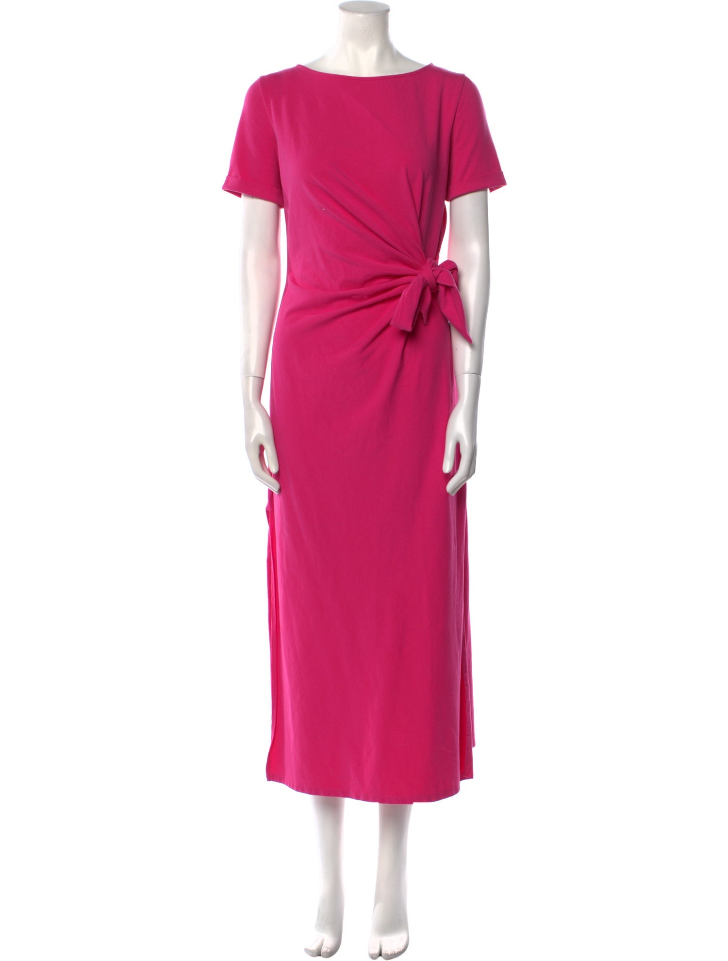 Sézane Bateau Neckline Midi Length Dress