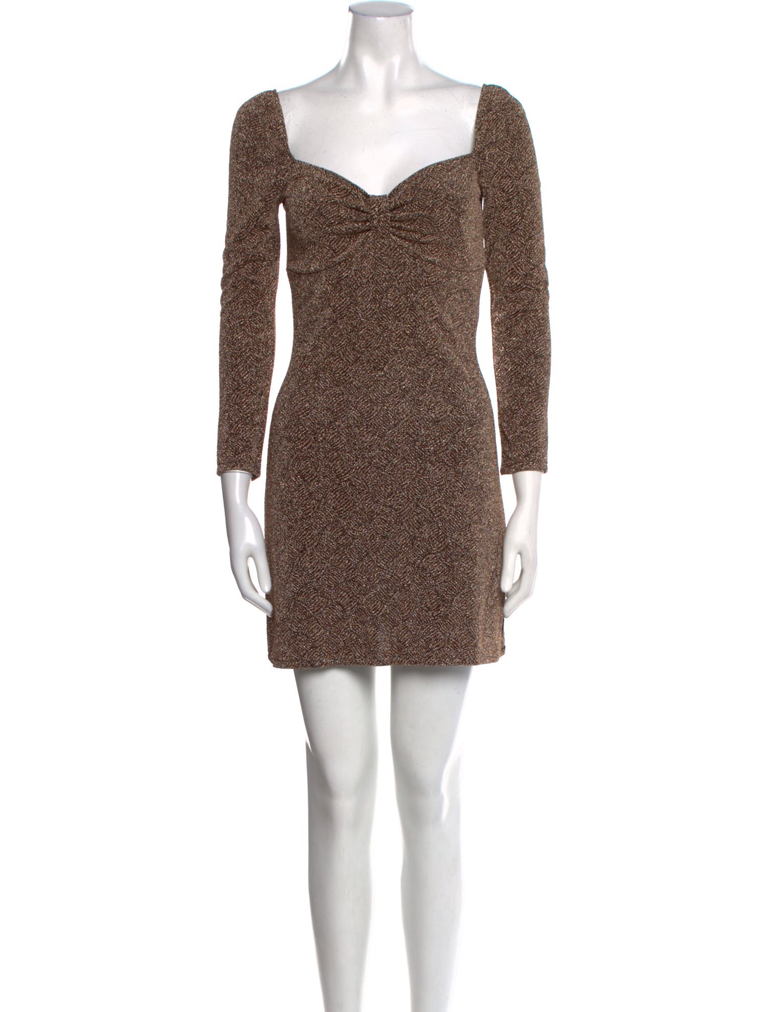 Sézane V-Neck Mini Dress