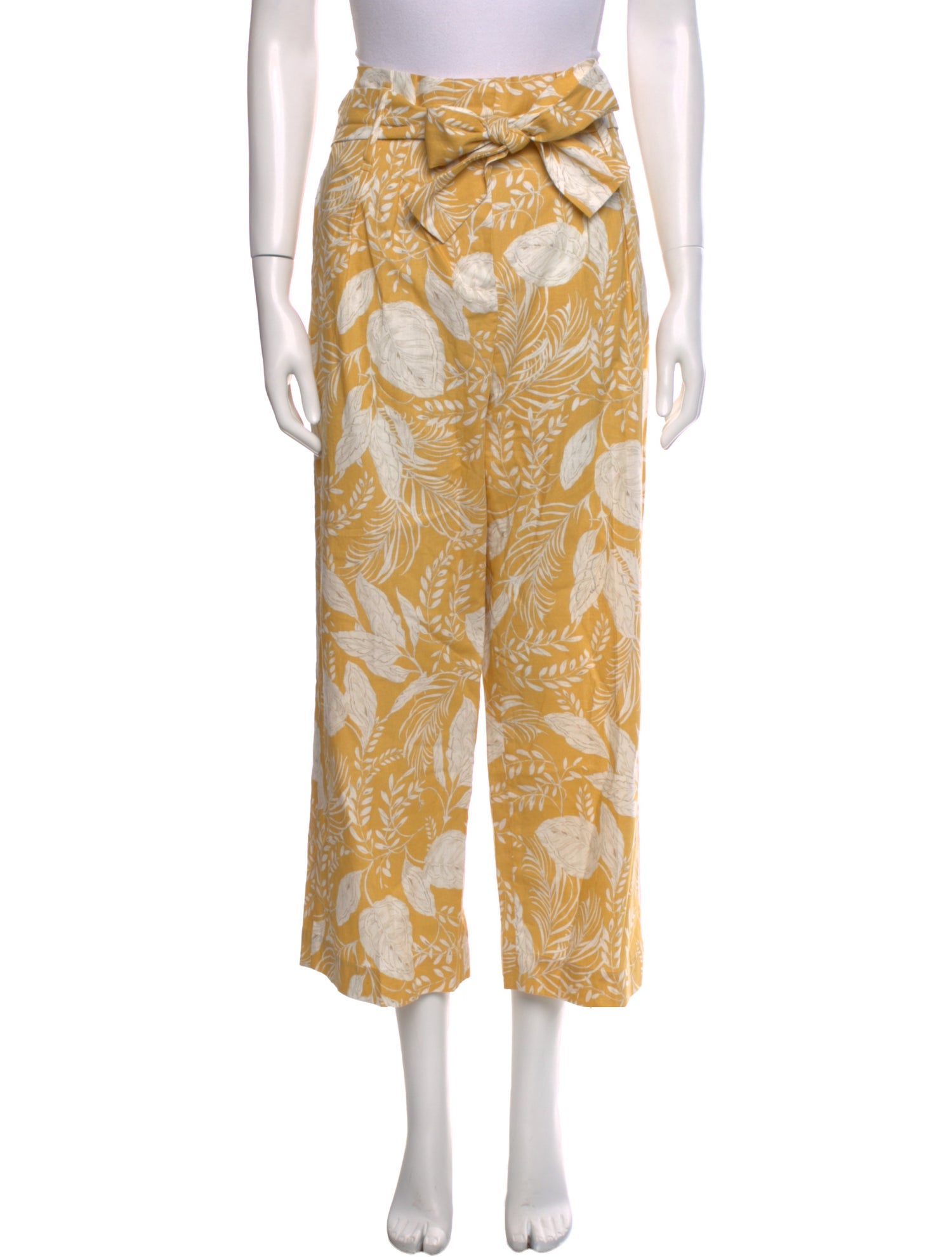 Sézane Linen Wide Leg Pants