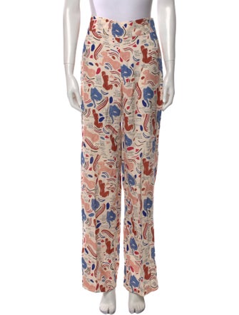 Sézane Silk Wide Leg Pants