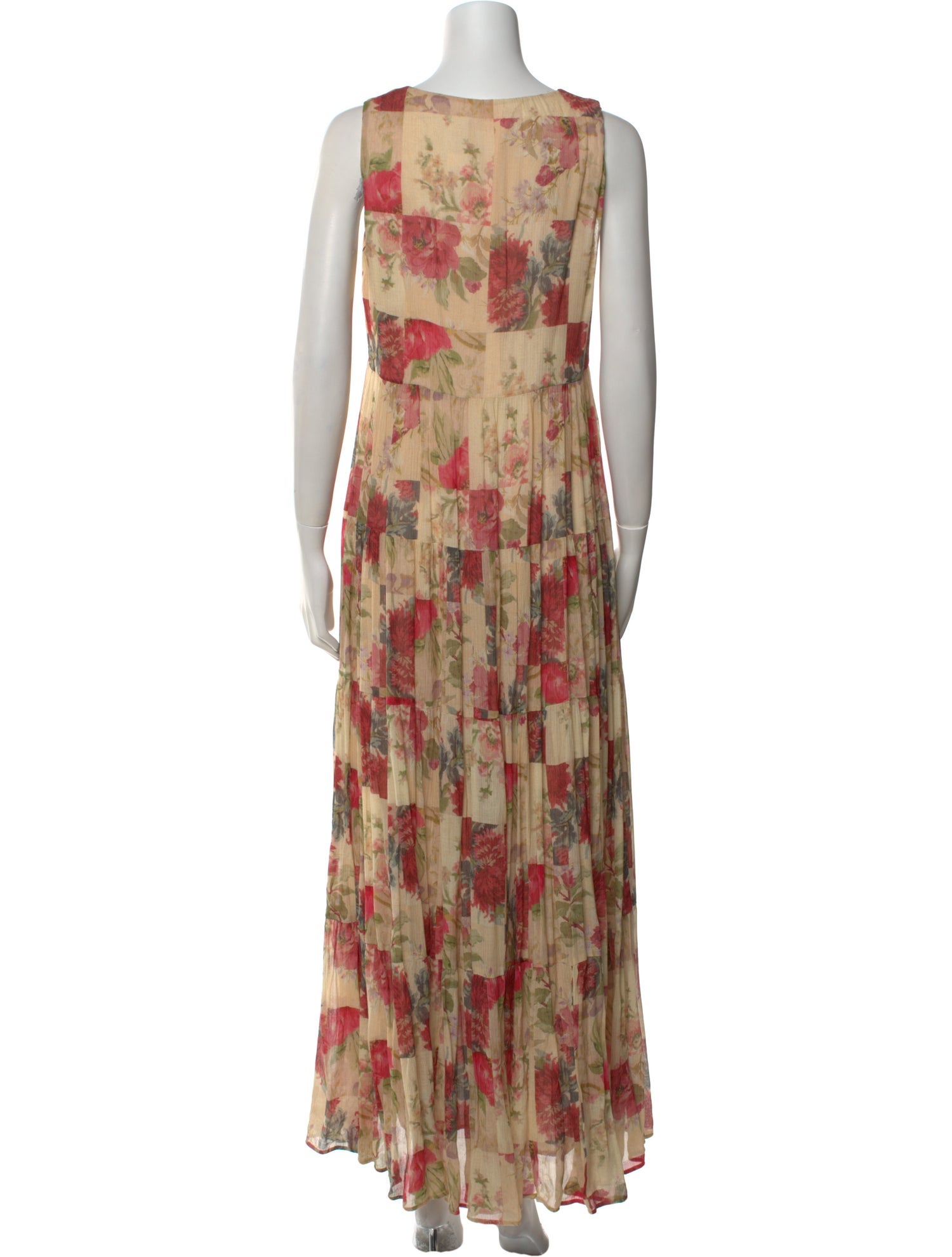 Sézane Printed Long Dress