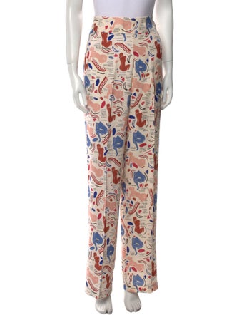 Sézane Silk Wide Leg Pants