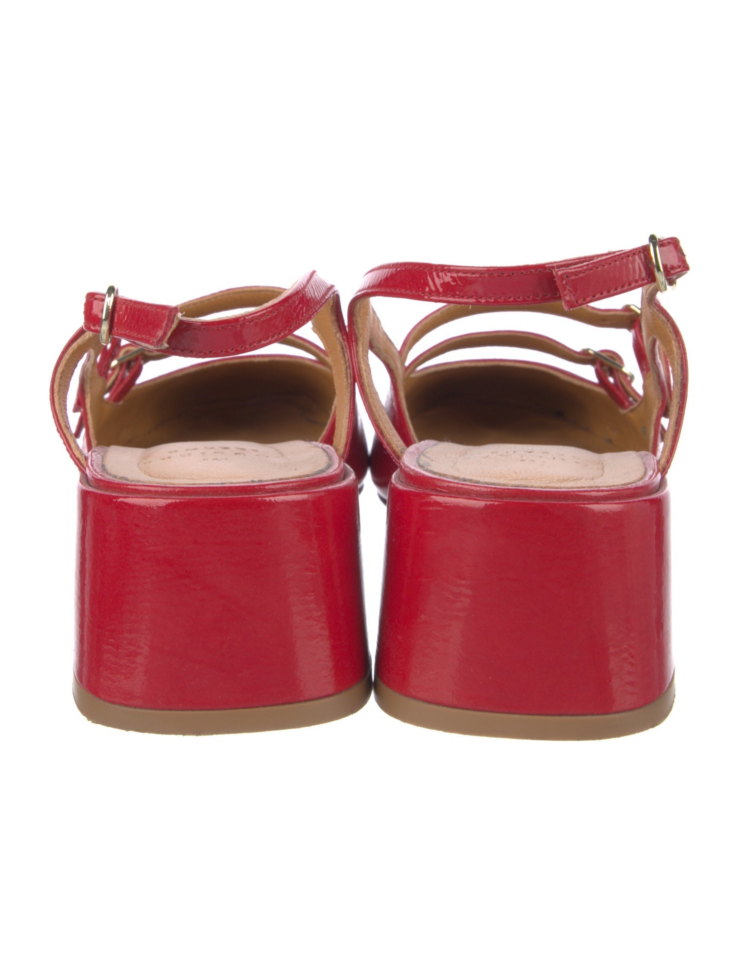 Sézane Patent Leather Slingback Pumps