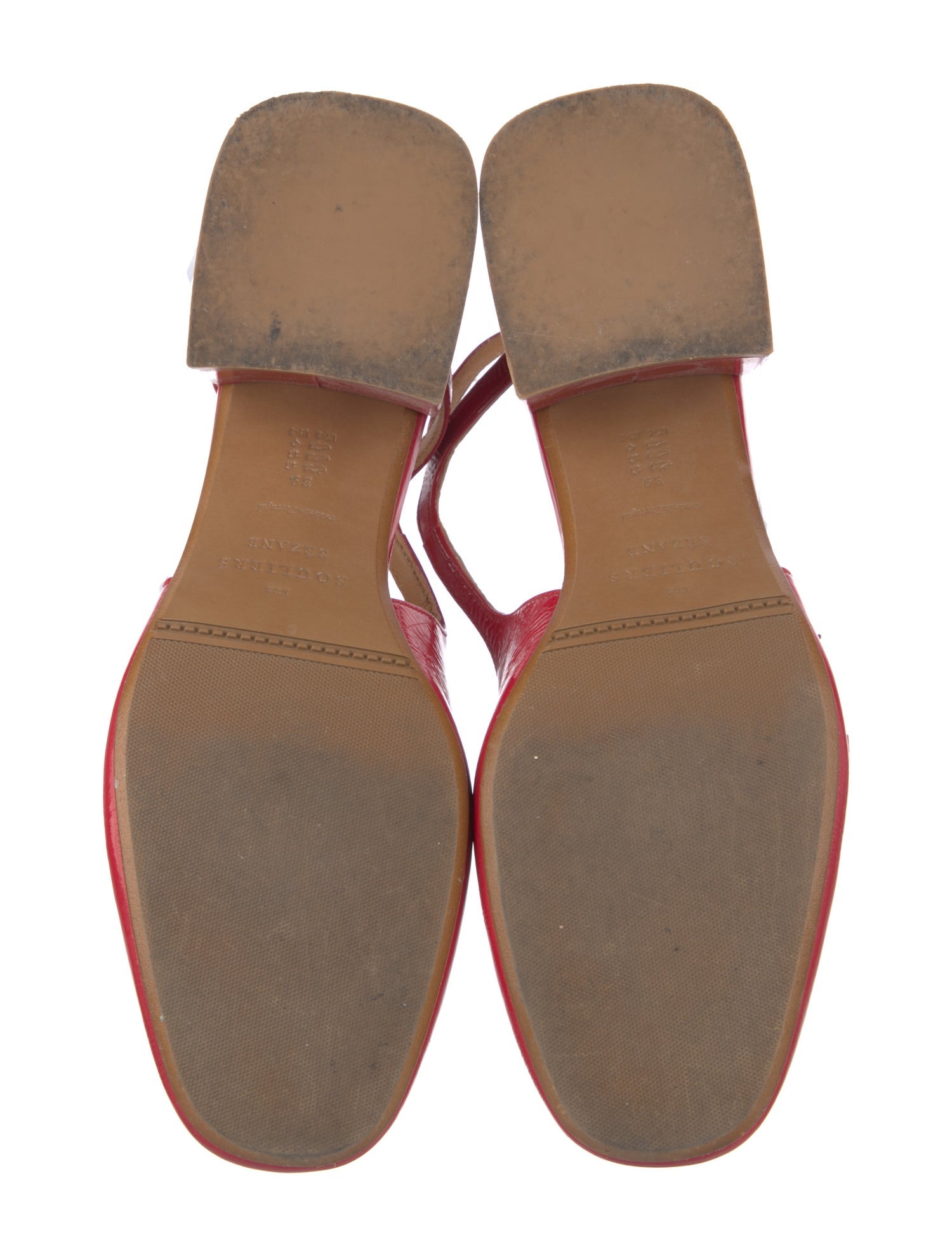 Sézane Patent Leather Slingback Pumps