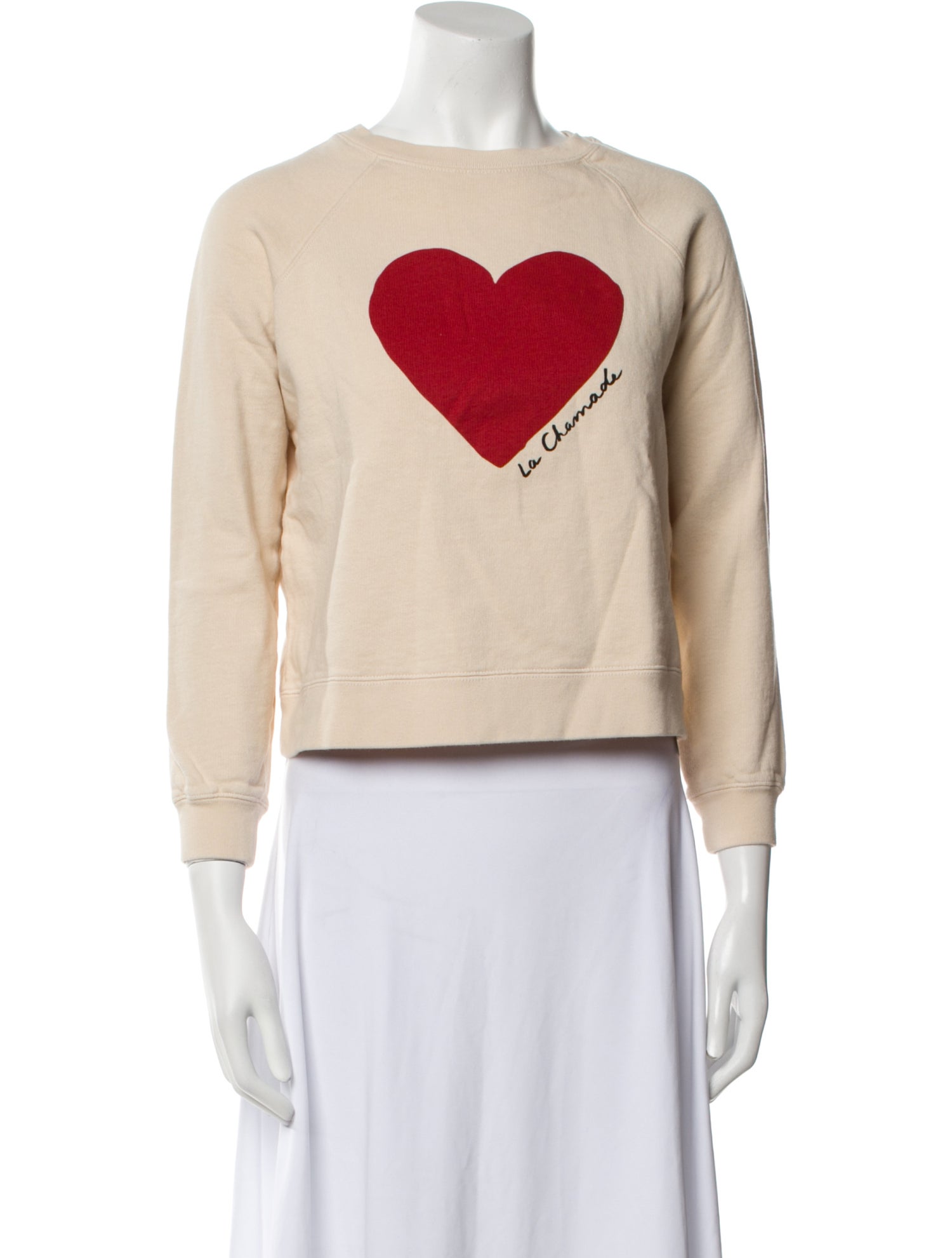 Sézane Graphic Print Crew Neck Sweatshirt