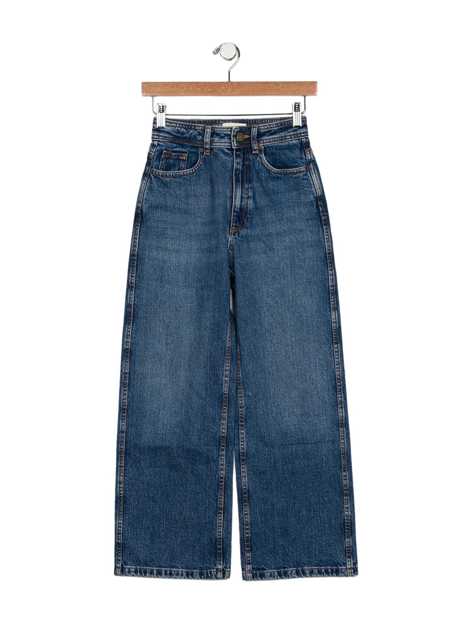 Sézane High-Rise Wide Leg Jeans