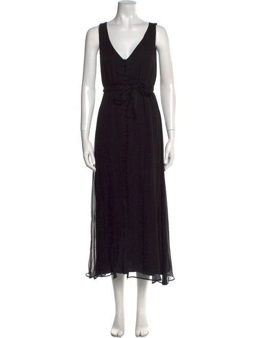 Sézane Silk Long Dress